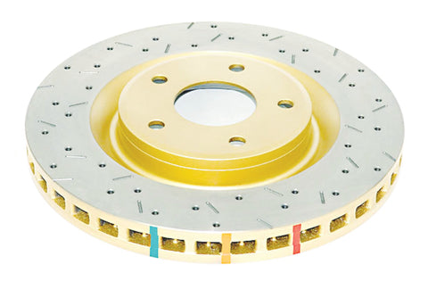 1999-2008 Chevrolet Corvette & More | DBA 4000 Series XS Cross-Drilled/Slotted Brake Rotor [Front] | DBA42994XS