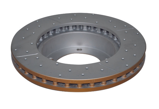 1998-2007 Toyota Land Cruiser & More | DBA 4000 Series XS Cross-Drilled/Slotted Brake Rotor [Front] | DBA4788XS