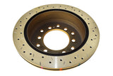 2001-2007 Toyota Sequoia & More | DBA 4000 Series XS Cross-Drilled/Slotted Brake Rotor [Rear] | DBA4793XS