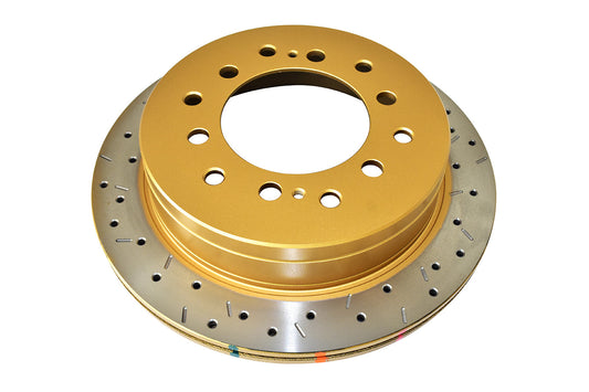 2001-2007 Toyota Sequoia & More | DBA 4000 Series XS Cross-Drilled/Slotted Brake Rotor [Rear] | DBA4793XS