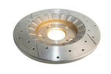 2000-2009 Honda S2000 | DBA Street Series Gold Cross-Drilled/Slotted Brake Rotor [Rear] | DBA483X