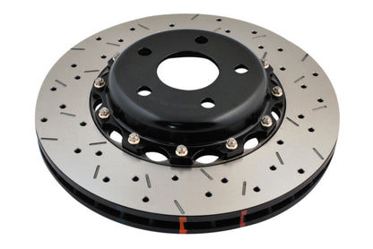 2001-2004 Subaru Legacy GT & More | DBA 5000 Series Fully Assembled 2-Piece X2 Cross-Drilled/Slotted Brake Rotor [Front] | DBA5000BLKXS