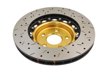 2001-2004 Subaru Legacy GT & More | DBA 5000 Series Fully Assembled 2-Piece X2 Cross-Drilled/Slotted Brake Rotor [Front] | DBA5000GLDXS