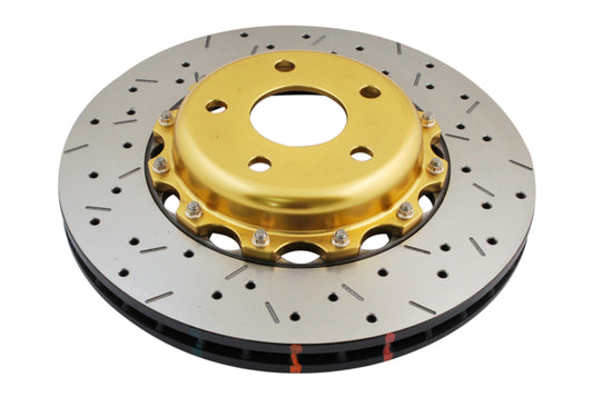 2001-2004 Subaru Legacy GT & More | DBA 5000 Series Fully Assembled 2-Piece X2 Cross-Drilled/Slotted Brake Rotor [Front] | DBA5000GLDXS