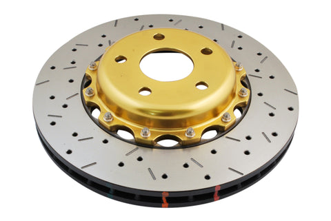 2001-2004 Subaru Legacy GT & More | DBA 5000 Series Fully Assembled 2-Piece X2 Cross-Drilled/Slotted Brake Rotor [Front] | DBA5000GLDXS