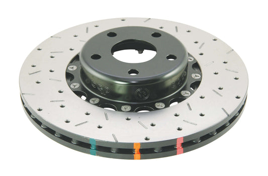 2003-2013 Subaru Forester & More | DBA 5000 Series Fully Assembled 2-Piece X2 Cross-Drilled/Slotted Brake Rotor [Front] | DBA5010BLKXS