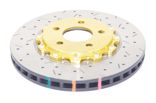 2005-2010 Ford Mustang & More | DBA 5000 Series XS Cross-Drilled/Slotted Brake Rotor Ring [Front] | DBA52113GLDXS
