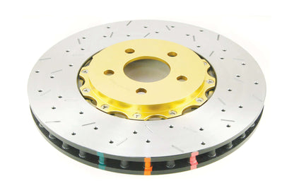 2007-2010 Ford Mustang & More | DBA 5000 Series XS Cross-Drilled/Slotted Brake Rotor Ring [Front] | DBA52124GLDXS