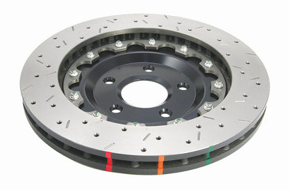 2006-2008 Chevrolet Corvette & More | DBA 5000 Series Fully Assembled 2-Piece X2 Cross-Drilled/Slotted Brake Rotor [Front] | DBA52992BLKXS