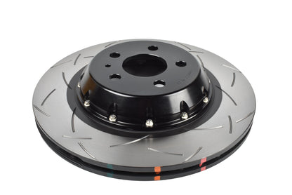 2019-2024 Tesla 3 Performance | DBA 5000 Series Fully Assembled 2-Piece T3 Slot Brake Rotor [Front] | DBA53942BLKS