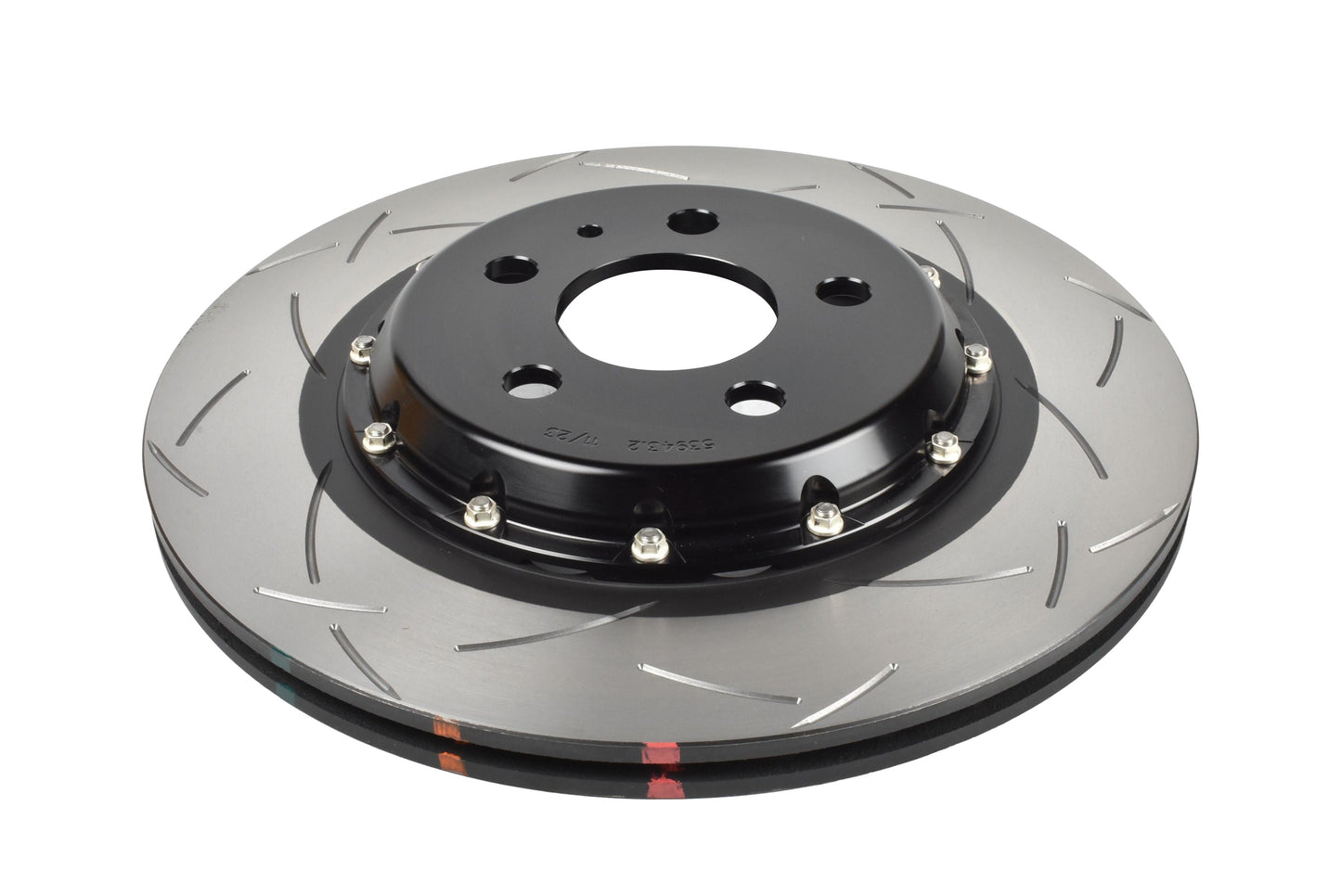 2019-2024 Tesla 3 Performance | DBA 5000 Series Fully Assembled 2-Piece T3 Slot Brake Rotor [Rear] | DBA53943BLKS