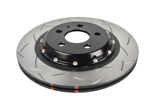 2019-2024 Tesla 3 Performance | DBA 5000 Series Fully Assembled 2-Piece T3 Slot Brake Rotor [Rear] | DBA53943BLKS