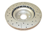 2003-2013 Subaru Forester & More | DBA Street Series Gold Cross-Drilled/Slotted Brake Rotor [Front] | DBA650X
