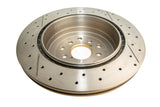 2003-2008 Subaru Impreza & More | DBA Street Series Gold Cross-Drilled/Slotted Brake Rotor [Rear] | DBA655X-10
