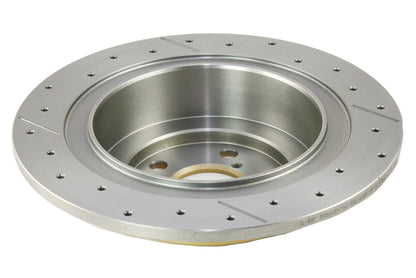 2000-2004 Subaru Outback & More | DBA Street Series Gold Cross-Drilled/Slotted Brake Rotor [Rear] | DBA657X