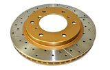2000-2006 Mitsubishi Montero | DBA Street Series Gold Cross-Drilled/Slotted Brake Rotor [Front] | DBA660X