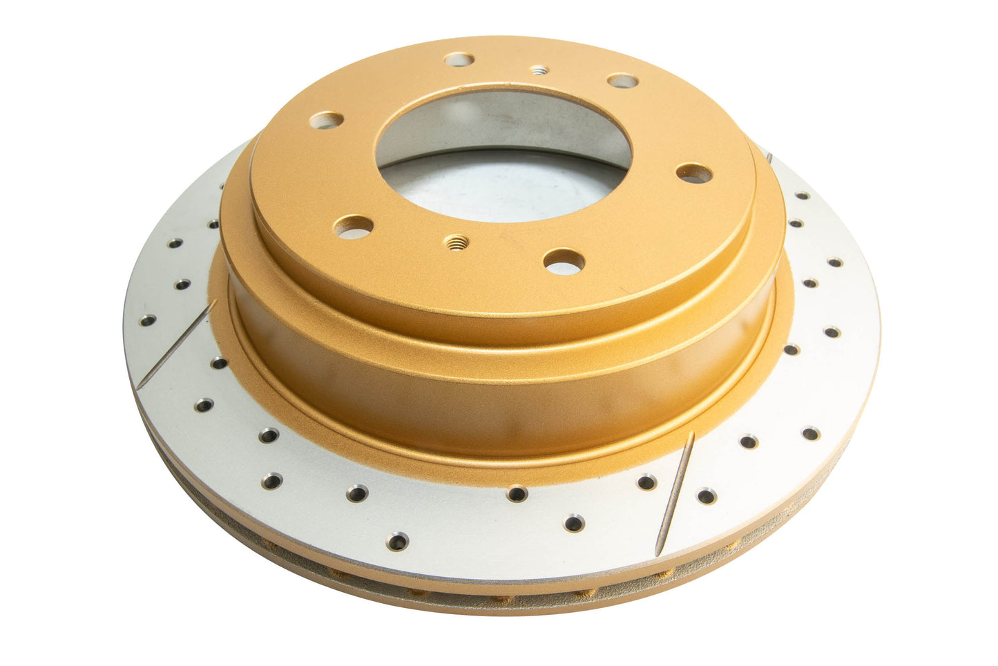2000-2006 Mitsubishi Montero | DBA Street Series Gold Cross-Drilled/Slotted Brake Rotor [Rear] | DBA661X