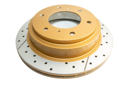 2000-2006 Mitsubishi Montero | DBA Street Series Gold Cross-Drilled/Slotted Brake Rotor [Rear] | DBA661X