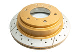 2000-2006 Mitsubishi Montero | DBA Street Series Gold Cross-Drilled/Slotted Brake Rotor [Rear] | DBA661X
