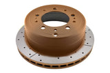 1998-2007 Toyota Land Cruiser & More | DBA Street Series Gold Cross-Drilled/Slotted Brake Rotor [Rear] | DBA789X
