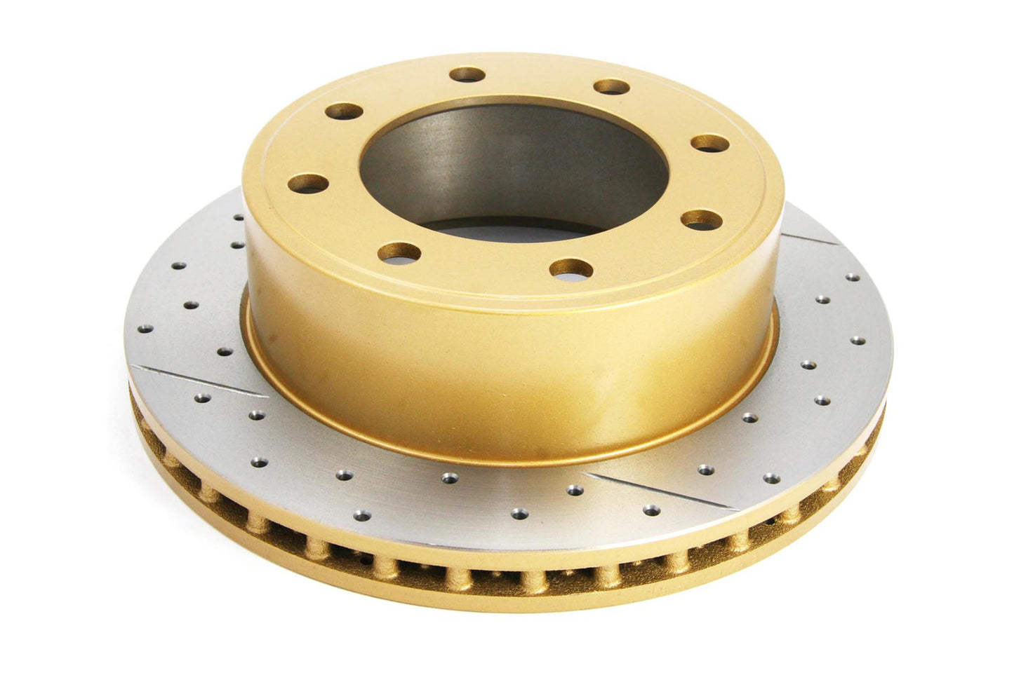 1999-2004 Ford F-250 Super Duty & More | DBA Street Series Gold Cross-Drilled/Slotted Brake Rotor [Rear | Front] | DBA796X