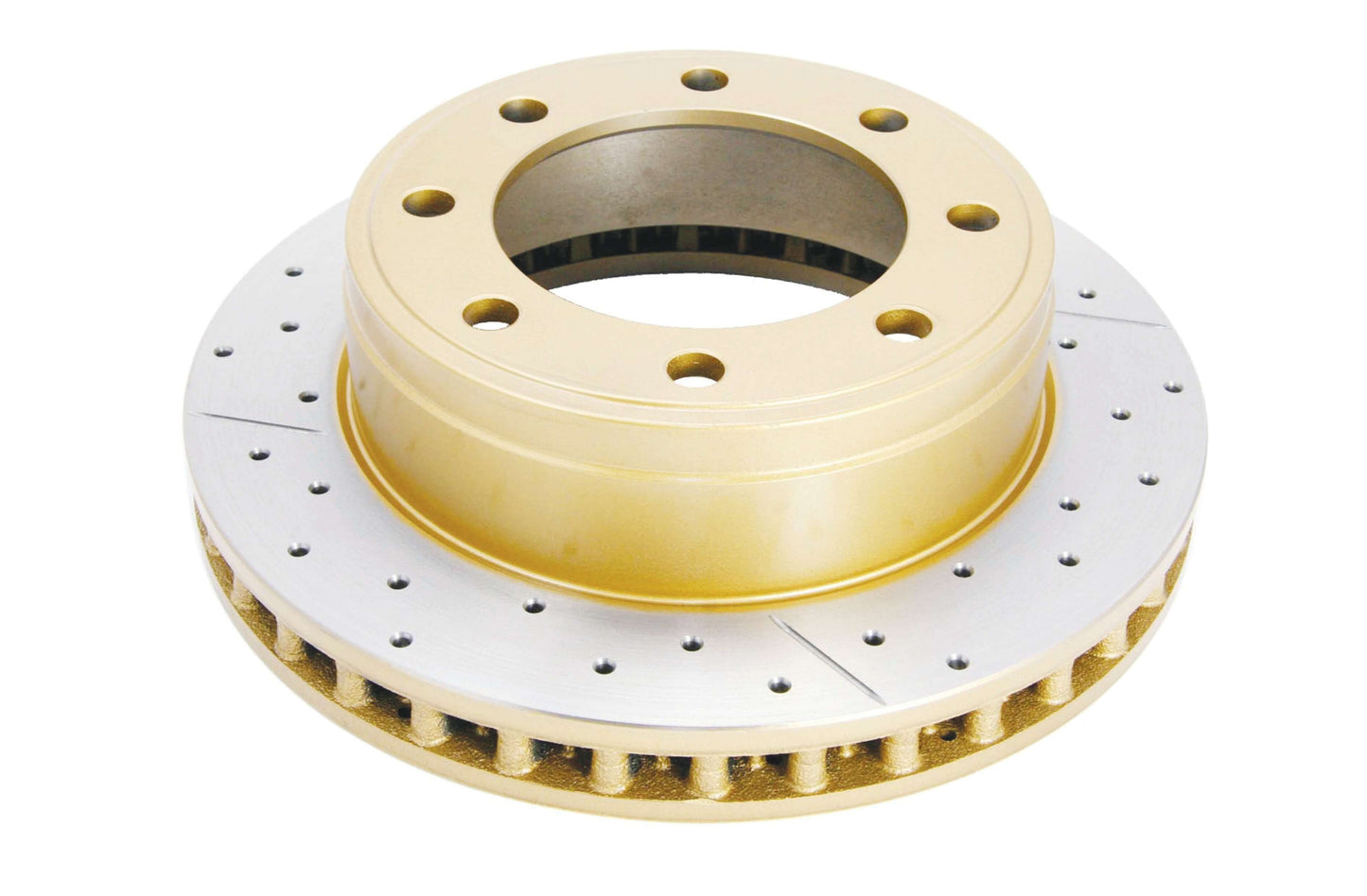 1999-2004 Ford F-250 Super Duty & More | DBA Street Series Gold Cross-Drilled/Slotted Brake Rotor [Rear | Front] | DBA798X