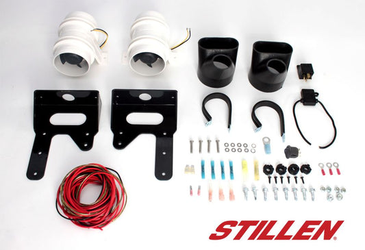 2009-2013 Nissan GT-R R35 - STILLEN Front Brake Cooling Kit - GTR308395