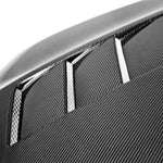 Honda Civic Coupe TS Style Carbon Fiber Hood