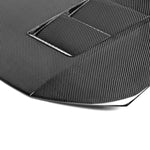 Honda Civic Coupe TS Style Carbon Fiber Hood