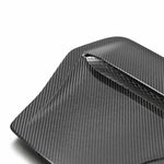 Seibon HDS17HDCVR OE-style carbon fiber hood scoop for 2017-2020 Honda Civic Type R