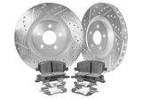 2009-2022 Nissan Maxima - STILLEN Cross Drilled & Slotted 1-Pc Rotors [Rear](Set of 2) - NIS71000