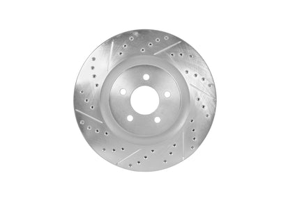 2022-2024 Toyota Tundra Front Cross Drilled & Slotted Rotors (Set of 2) - TOY71001