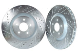 2009-2022 Nissan Maxima - STILLEN Cross Drilled & Slotted 1-Pc Rotors [Rear](Set of 2) - NIS71000