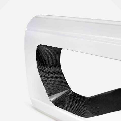 2021-2024 Ford Bronco 2DR Fiberglass Halo Doors With Carbon Fiber Inserts  - Anderson Composites - AC-DD21FDBR2D-HA-PC