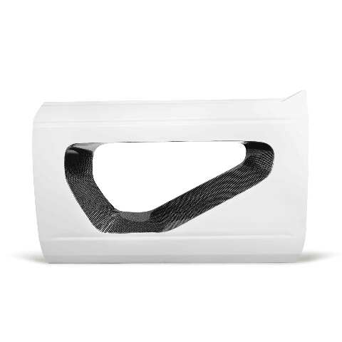 2021-2024 Ford Bronco 2DR Fiberglass Halo Doors With Carbon Fiber Inserts  - Anderson Composites - AC-DD21FDBR2D-HA-PC