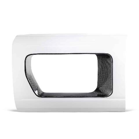 2021-2024 Ford Bronco 4DR Fiberglass Front Halo Doors With Carbon Fiber Inserts  - Anderson Composites - AC-DD21FDBR4D-HA-F-PC