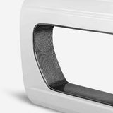 2021-2024 Ford Bronco 4DR Fiberglass Front Halo Doors With Carbon Fiber Inserts  - Anderson Composites - AC-DD21FDBR4D-HA-F-PC