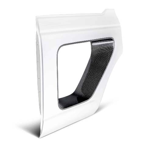 2021-2024 Ford Bronco 4DR Fiberglass Rear Halo Doors With Carbon Fiber Inserts  - Anderson Composites - AC-DD21FDBR4D-HA-R-PC
