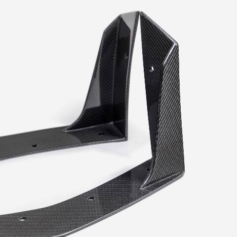 2024 Ford Mustang Type-GT5 Carbon Fiber Front Splitter Wickers  - Anderson Composites - AC-FBC24FDMU-GT5