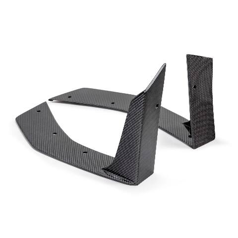 2024 Ford Mustang Type-GT5 Carbon Fiber Front Splitter Wickers  - Anderson Composites - AC-FBC24FDMU-GT5