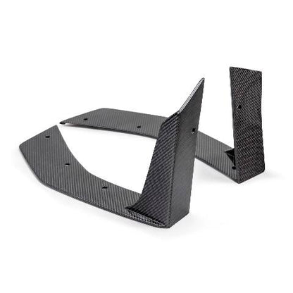 2024 Ford Mustang Type-GT5 Carbon Fiber Front Splitter Wickers  - Anderson Composites - AC-FBC24FDMU-GT5