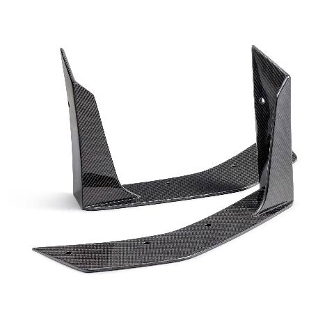 2024 Ford Mustang Type-GT5 Carbon Fiber Front Splitter Wickers  - Anderson Composites - AC-FBC24FDMU-GT5