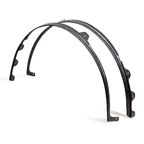 2021-2023 Ford Mustang Mach 1 Carbon Fiber Front Fender Extension  - Anderson Composites - AC-FE21FDMUM1