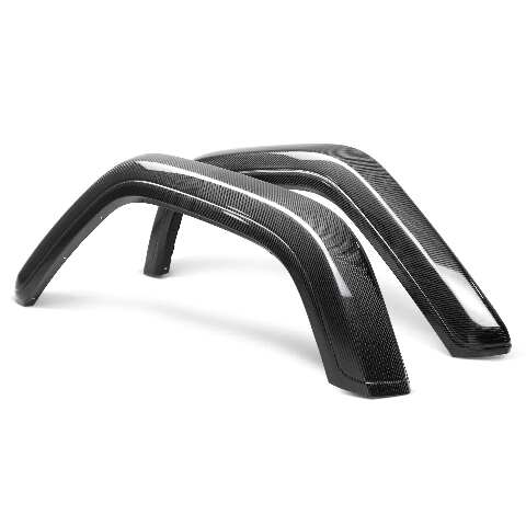 2019-2024 Jeep Wrangler (JL) Carbon Fiber Rear Fender Flares - Anderson Composites - AC-FLR18JPJL-R
