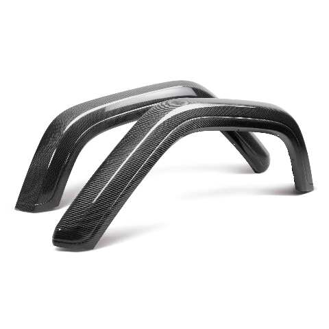 2019-2024 Jeep Wrangler (JL) Carbon Fiber Rear Fender Flares  - Anderson Composites - AC-FLR18JPJL-R