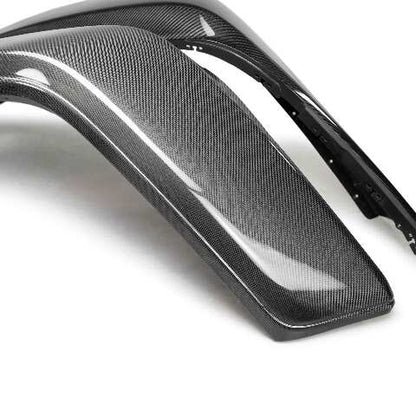 2019-2024 Jeep Gladiator (JT) Carbon Fiber Front Fender Flares  - Anderson Composites - AC-FLR19JPJT-F