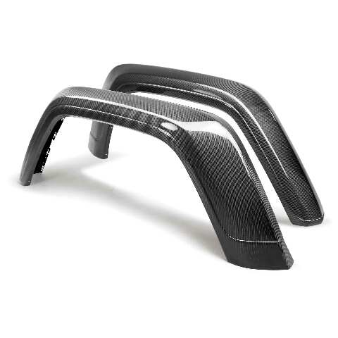 2019-2024 Jeep Gladiator (JT) Carbon Fiber Rear Fender Flares - Anderson Composites - AC-FLR19JPJT-R