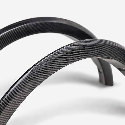 2021-2024 Ford F-150 XL Type-AO Carbon Fiber Front Fender Flares  - Anderson Composites - AC-FLR21FDF150-F-AO