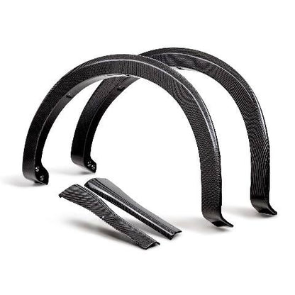 2021-2024 Ford F-150 XL Type-AO Carbon Fiber Rear Fender Flares  - Anderson Composites - AC-FLR21FDF150-R-AO