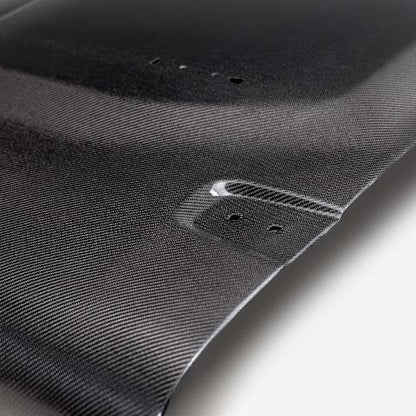 2018-2024 Jeep Wrangler (JL) Style-MO Carbon Fiber Hood  - Anderson Composites - AC-HD18JPJL-MO